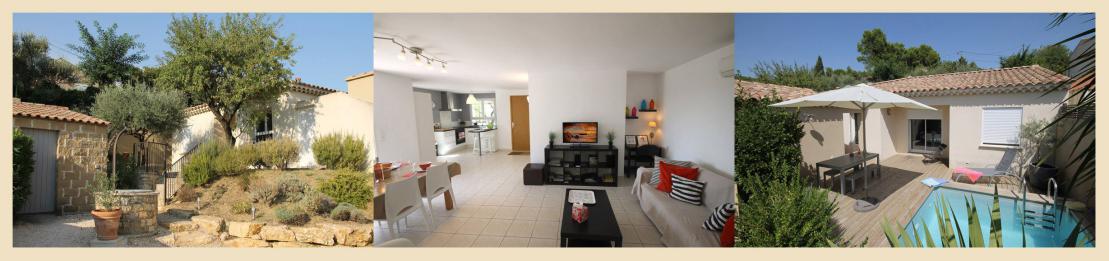 Location villa piscine Laudun-L'Ardoise, Gard